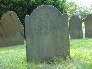 Footstone, Lucy Goddard 1777