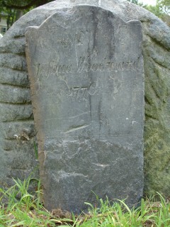 Footstone, Joshua Woodward 1776