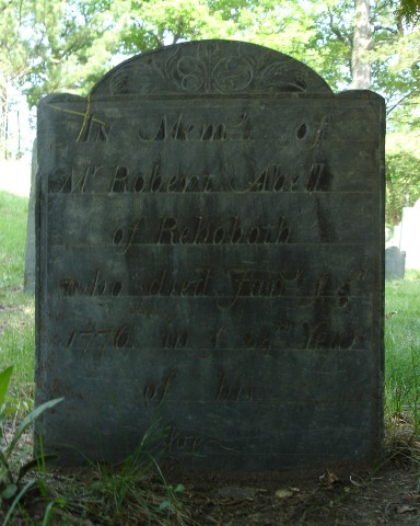 Headstone, Robert Abell