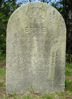 Headstone, Effie Adams