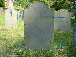 Headstone, Mehetabel Allin 1729