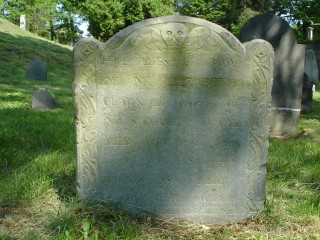 Headstone, Elizabeth Clark 1724