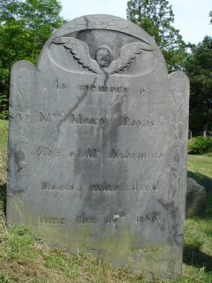 Headstone, Mary Davis 1786