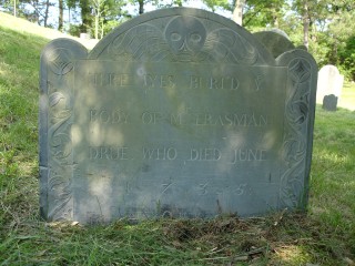 Headstone, Erasman Drue 1735