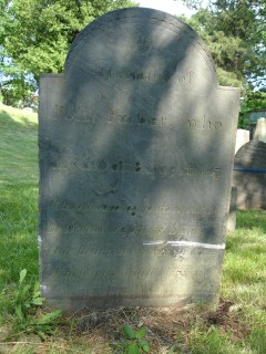 Headstone, Polly Furber 1793