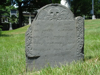 Headstone, Joseph Gardner 1721