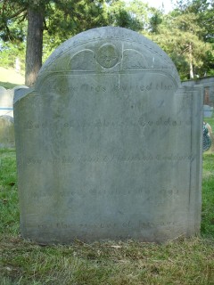Headstone, Abijah Goddard 1794