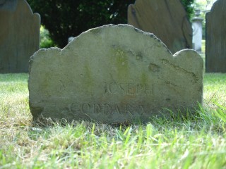 Footstone, Joseph Goddard 1728