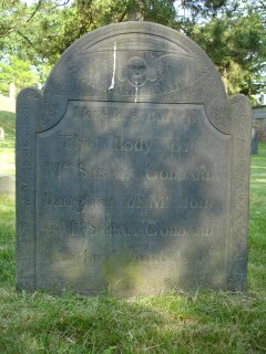 Headstone, Sarah Goddard 1780
