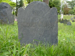 Footstone, Joseph Griggs 1779