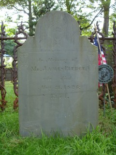 Headstone, James Pierce 1826