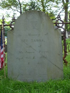 Headstone, Lydia Pierce 1814