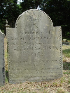 Headstone, Margaret Scott 1806