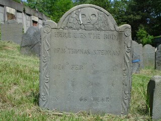 Headstone, Thomas Stedman 1734