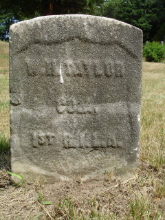 Headstone, William H. Taylor