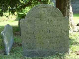 Headstone, Daniel Willcox 1776